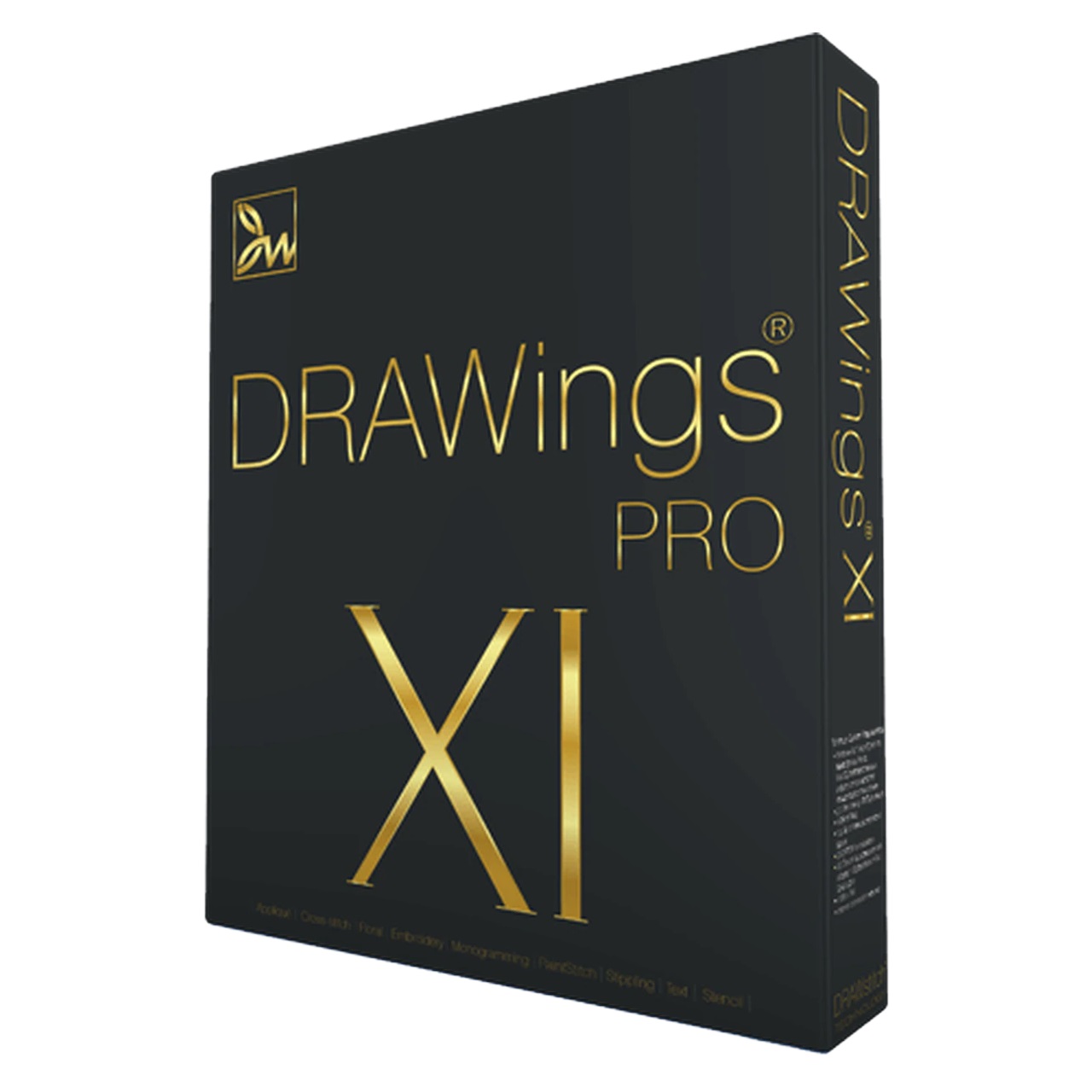 Software profesional broderie DRAWings XI PRO