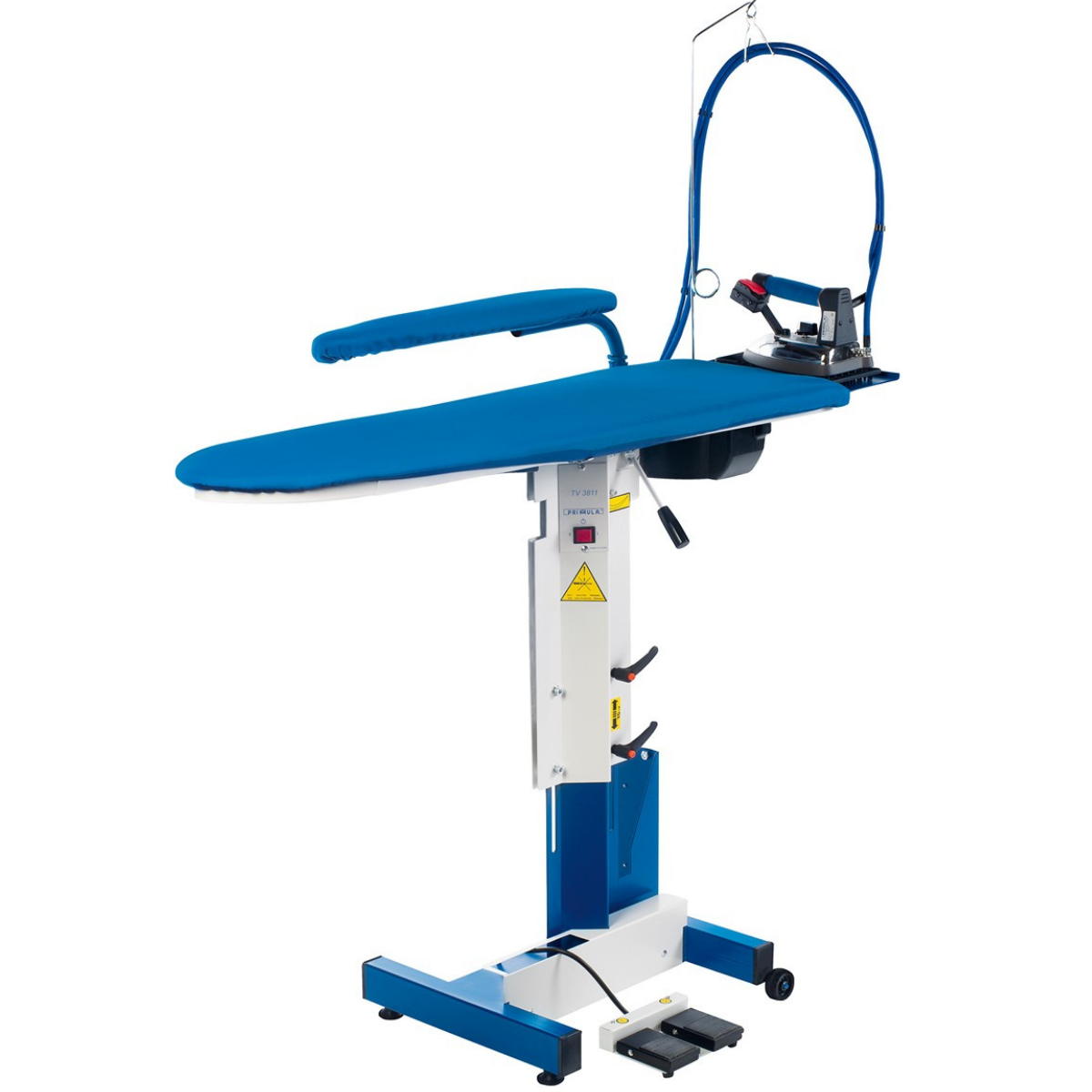 Masa de calcat cu absortie si suflanta, pliabila TV 3811 S+B