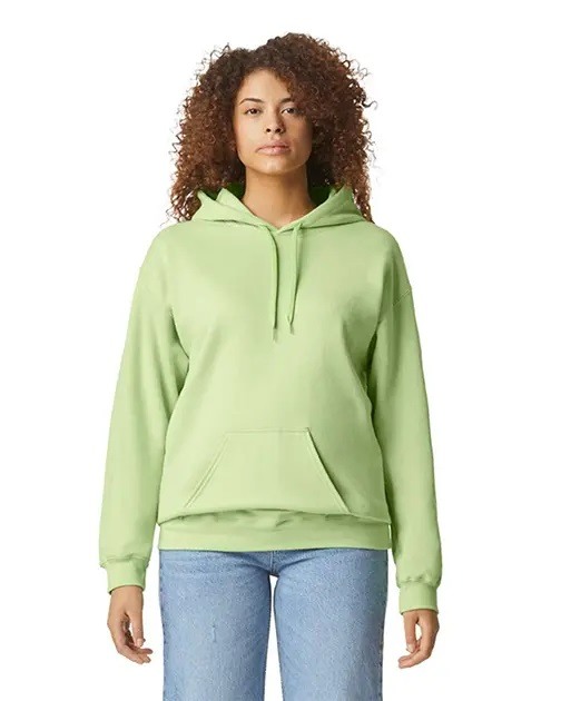Hanorac cu gluga unisex Gildan fistic