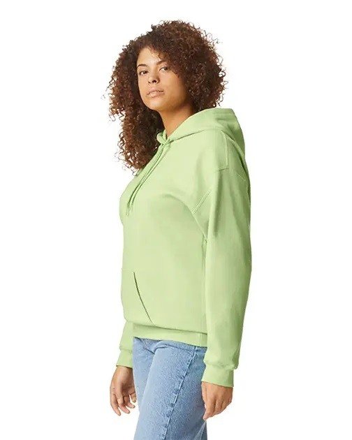 Hanorac cu gluga unisex Gildan fistic