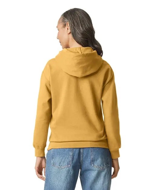 Hanorac cu gluga unisex Gildan mustar
