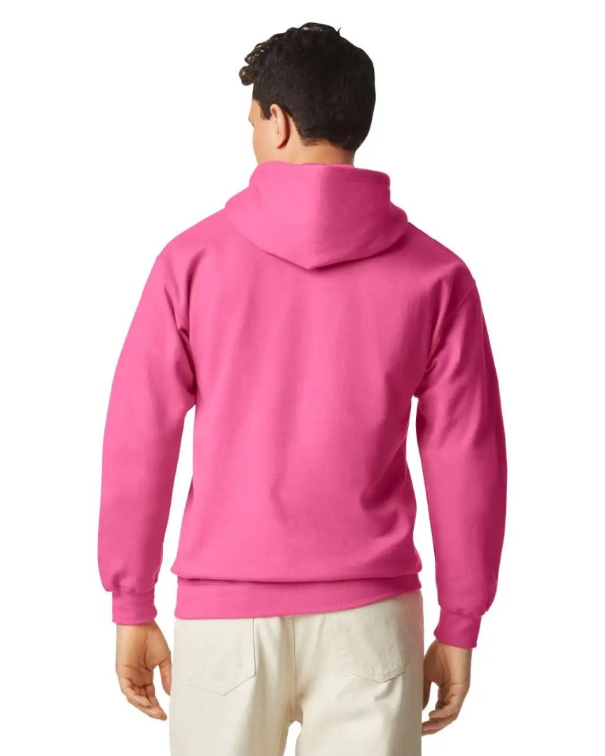 Hanorac cu gluga unisex Gildan pink lemonade